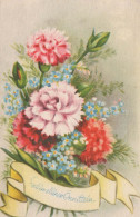 FLOWERS Vintage Ansichtskarte Postkarte CPA #PKE723.DE - Blumen