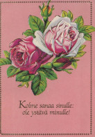 FLOWERS Vintage Ansichtskarte Postkarte CPSM #PBZ911.DE - Fleurs