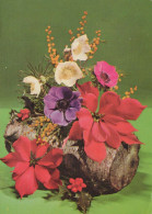 FLOWERS Vintage Ansichtskarte Postkarte CPSM #PBZ307.DE - Blumen