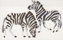 ZEBRA Tier Vintage Ansichtskarte Postkarte CPSM #PBR939.DE - Zèbres