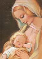 Jungfrau Maria Madonna Jesuskind Religion Vintage Ansichtskarte Postkarte CPSM #PBQ044.DE - Vierge Marie & Madones