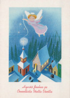 ENGEL Weihnachten Vintage Ansichtskarte Postkarte CPSM #PBP462.DE - Engelen