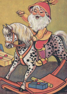 WEIHNACHTSMANN SANTA CLAUS Neujahr Weihnachten Vintage Ansichtskarte Postkarte CPSM #PBL161.DE - Santa Claus