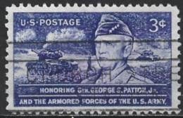 United States 1953. Scott #1026 (U) General George S. Patton Jr. (Complete Issue) - Gebraucht