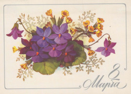 FLEURS Vintage Carte Postale CPSM #PAR720.FR - Flowers