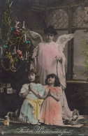 1905 ÁNGEL NAVIDAD Vintage Antiguo Tarjeta Postal CPA #PAG670.ES - Anges