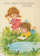 NIÑOS NIÑOS Escena S Paisajes Vintage Tarjeta Postal CPSM #PBU588.ES - Taferelen En Landschappen