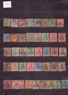 ALLEMAGNE LOT 76 TIMBRES OBLITERE 1879 / 1923 - Used Stamps
