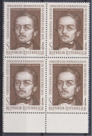 1974 , Mi 1462 ** (9) -  4er Block Postfrisch - Tagung Der Vereinigung Deutschsprachiger Dermatologen , Graz - Unused Stamps