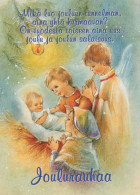 ANGEL Happy New Year Christmas Vintage Postcard CPSM #PAW403.GB - Angels