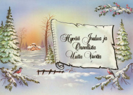 Happy New Year Christmas Vintage Postcard CPSM #PAV739.GB - New Year