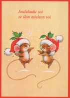 Happy New Year Christmas MOUSE Vintage Postcard CPSM #PAU984.GB - New Year