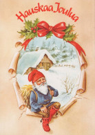Happy New Year Christmas GNOME Vintage Postcard CPSM #PAU457.GB - Neujahr