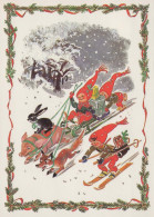 Happy New Year Christmas GNOME Vintage Postcard CPSM #PAU245.GB - Neujahr