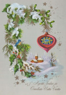 Happy New Year Christmas Vintage Postcard CPSM #PAT181.GB - New Year