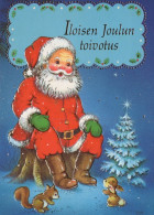 SANTA CLAUS CHRISTMAS Holidays Vintage Postcard CPSM #PAK626.GB - Kerstman