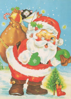 SANTA CLAUS CHRISTMAS Holidays Vintage Postcard CPSM #PAK205.GB - Kerstman