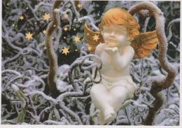ANGEL CHRISTMAS Holidays Vintage Postcard CPSM #PAJ057.GB - Angeles