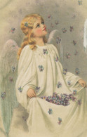 ANGEL CHRISTMAS Holidays Vintage Postcard CPSMPF #PAG737.GB - Engel