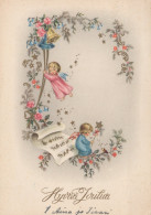 ANGEL CHRISTMAS Holidays Vintage Postcard CPSM #PAH111.GB - Anges