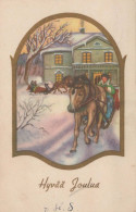 Bonne Année Noël Vintage Carte Postale CPSMPF #PKG207.FR - New Year