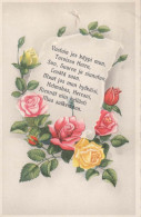 FLEURS Vintage Carte Postale CPSMPF #PKG026.FR - Fleurs