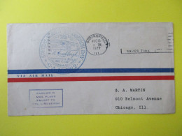 Marcophilie - Enveloppe - Springfiels 1927 - Spécial Flight Lindbergh Day - Lettres & Documents