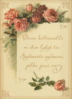 FLEURS Vintage Carte Postale CPSM #PBZ668.FR - Flowers