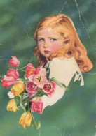 ENFANTS Portrait Vintage Carte Postale CPSM #PBV079.FR - Portraits
