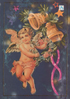 ANGE Noël Vintage Carte Postale CPSM #PBP340.FR - Angels