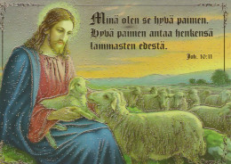 JÉSUS-CHRIST Christianisme Religion Vintage Carte Postale CPSM #PBP788.FR - Jezus