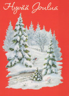 Bonne Année Noël Vintage Carte Postale CPSM #PBN222.FR - Nieuwjaar