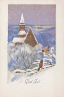 Bonne Année Noël Vintage Carte Postale CPSM #PBM835.FR - Nouvel An