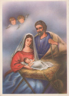 Vierge Marie Madone Bébé JÉSUS Noël Religion Vintage Carte Postale CPSM #PBB756.FR - Jungfräuliche Marie Und Madona