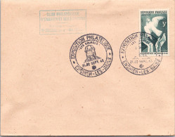 FRANCE- Enveloppe  Du 21.22 Septembre 1946. Exposition Philatelique D'Enghien Les Bains - Commemorative Postmarks