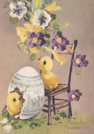 EASTER CHICKEN EGG Vintage Postcard CPSM #PBO653.GB - Ostern