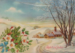 Happy New Year Christmas Vintage Postcard CPSM #PBN343.GB - Nouvel An