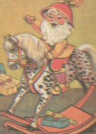 SANTA CLAUS Happy New Year Christmas Vintage Postcard CPSM #PBL160.GB - Santa Claus