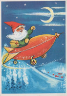 SANTA CLAUS Happy New Year Christmas Vintage Postcard CPSM #PBL543.GB - Kerstman
