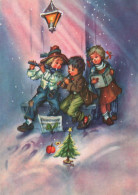 Happy New Year Christmas CHILDREN Vintage Postcard CPSM #PAY753.GB - Nouvel An