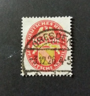 GERMANY ALLEMAGNE EMPIRE 1926 DEUTSCHES REICH BADE MILLESIME CAT. YVERT N.391A WMK LAW DROIT - Oblitérés