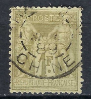 FRANCE Chine Ca.1889: Le Y&T 82 Obl. CAD "Shang-Hai" - Used Stamps