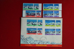 1253,"Pakistan 1981 FDC + 8 MNH K2 Gasherbrum Haramosh Malubiting K6 Karakorum Himalaya Mountaineering Escalade Alpinism - Escalada