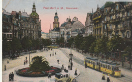 DE700  ---     FRANKFURT A. M.   --  ROSSMARKT  --  TRAMWAY  --  1916 - Frankfurt A. Main