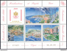 1999 EUROPA CEPT - Monaco - Realizzazione E Progetti - BF 80 - MNH** - Sonstige & Ohne Zuordnung