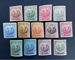 Barbados 1916 Mi.96-108 MNH - Barbados (...-1966)