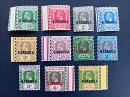 Barbuda 1922 Mi.1-11 MNH - 1858-1960 Crown Colony