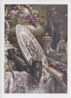 Gustave Doré 1832-1883 - Jean De La Fontaine "Le Rat Des Villes Et Le Rat Des Champs" Cp Vierge - Malerei & Gemälde