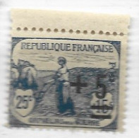 FRANCE N° 165 + 5C 15C +25C VERT AU PROFIT DES ORPHELINS DE GUERRE 3EME TIRAGE 1922  NEUF SANS CHARNIERE - Unused Stamps