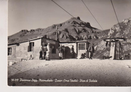 PARTENZA SEGGIOVIA MARMOLADA  BAZAR CIMA UNDICI  PIAN DI FEDAIA  BELLUNO  SCI SCIATORI IMPIANTI  VG  1957 - Belluno